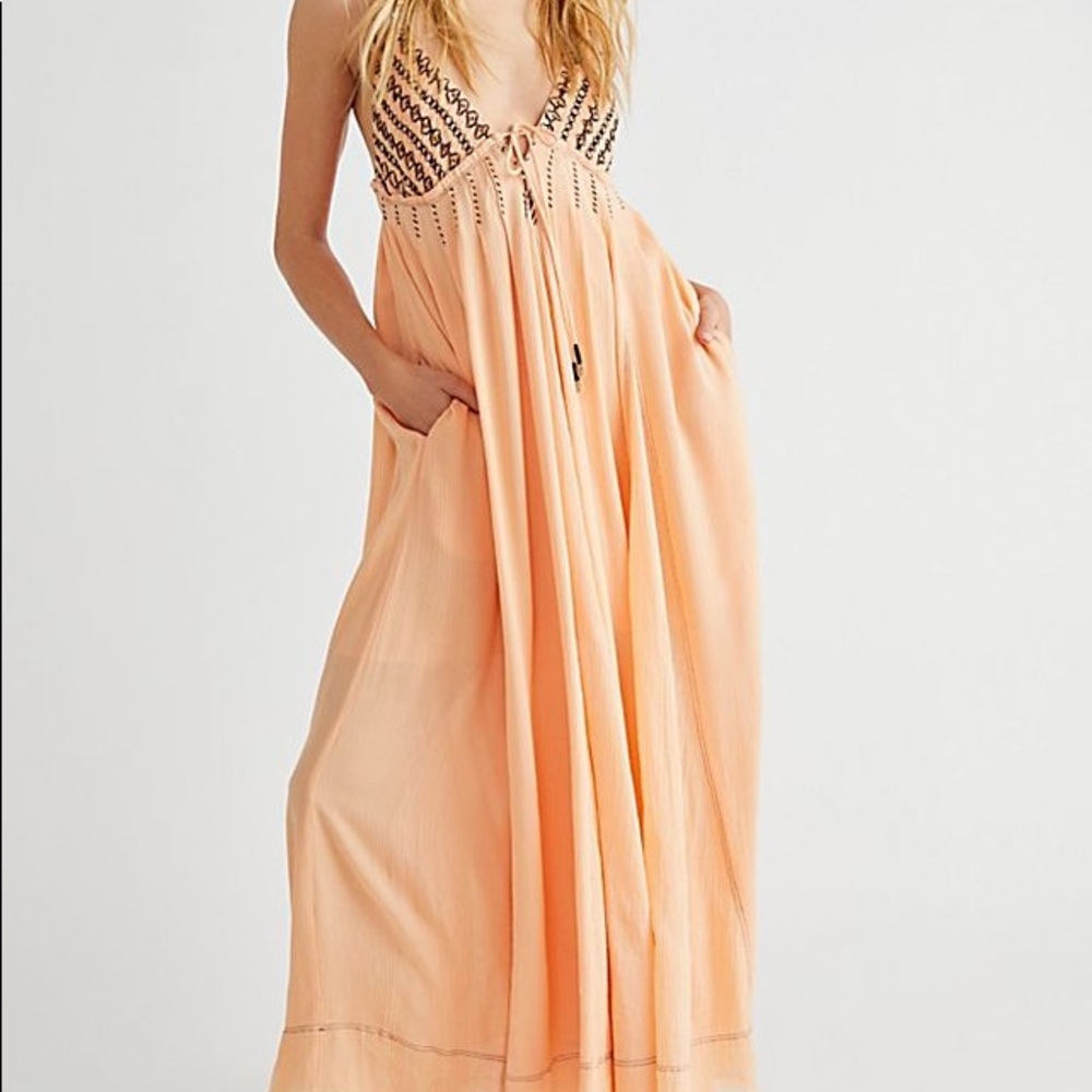NEW Free People June Bug Maxi Dress Endless Summer Z220-19